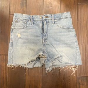 Madewell Jean cutoff shorts size 29 high-rise